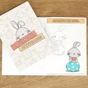 Arquivo Caderno Atividade de Páscoa Coelhinho Brochura  - Nilmara