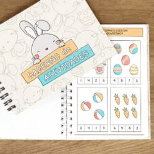 Arquivo Caderno Atividade de Páscoa Coelhinho Wireo  - Nilmara