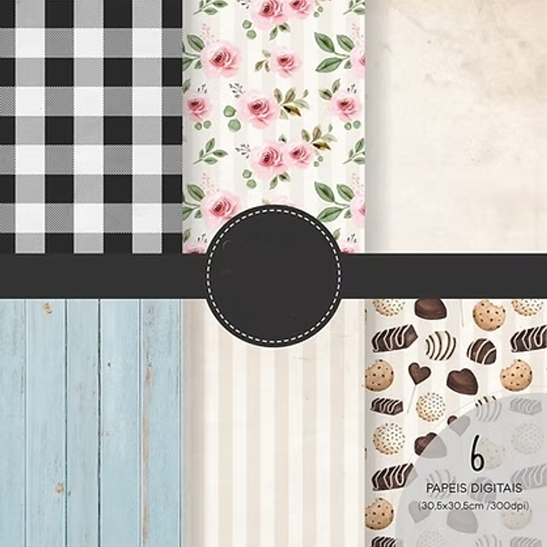 Kit Digital Páscoa Coelhinho Aquarela 2