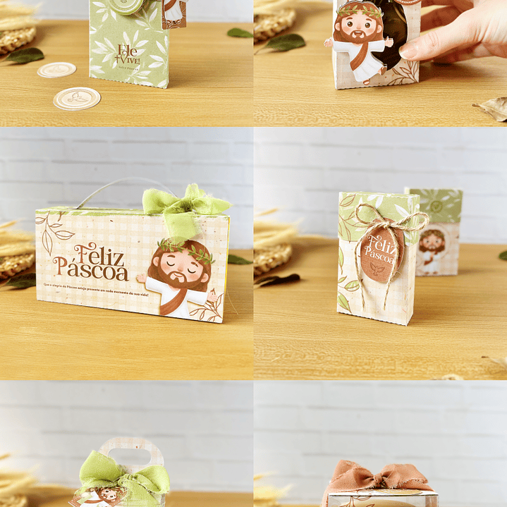 Arquivo Páscoa Combo Caixinhas Presentear 1