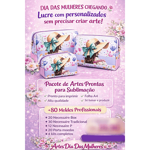 Arquivo Dia da Mulher Pack Sublimação 