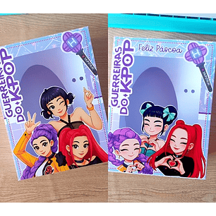 Arquivo Páscoa Ovo de Colher Guerreiras do K-pop 