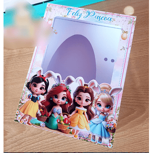 Arquivo Páscoa Ovo de Colher Princesas 