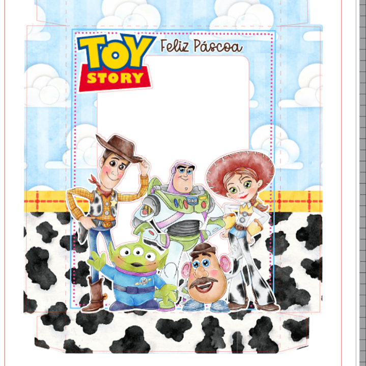 Arquivo Páscoa Ovo de Colher Toy Story  1