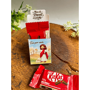 Arquivo Páscoa Caixinha Mini Kit Kat 