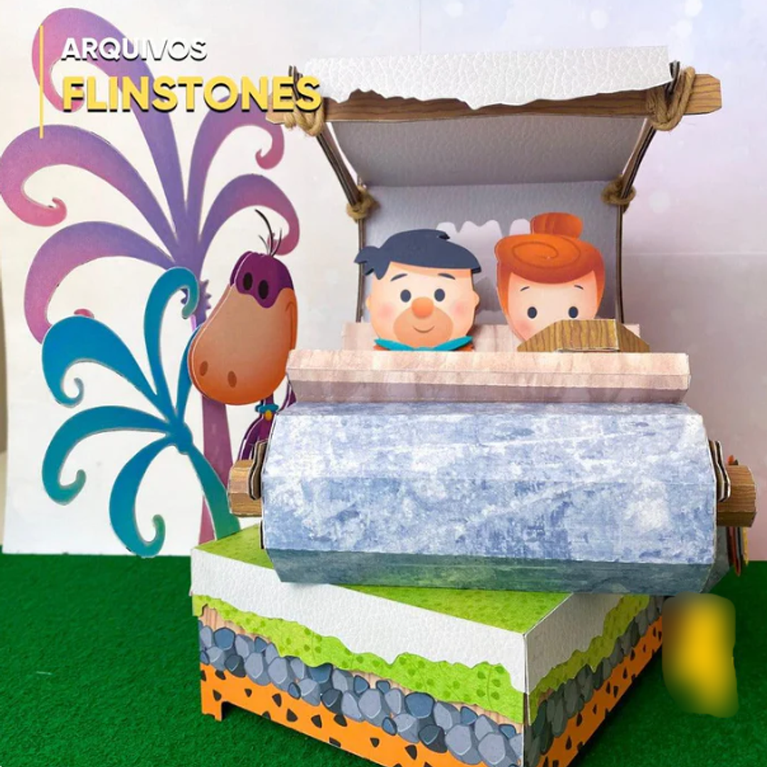 Arquivo de Corte Caixinha Os Flinstones  1