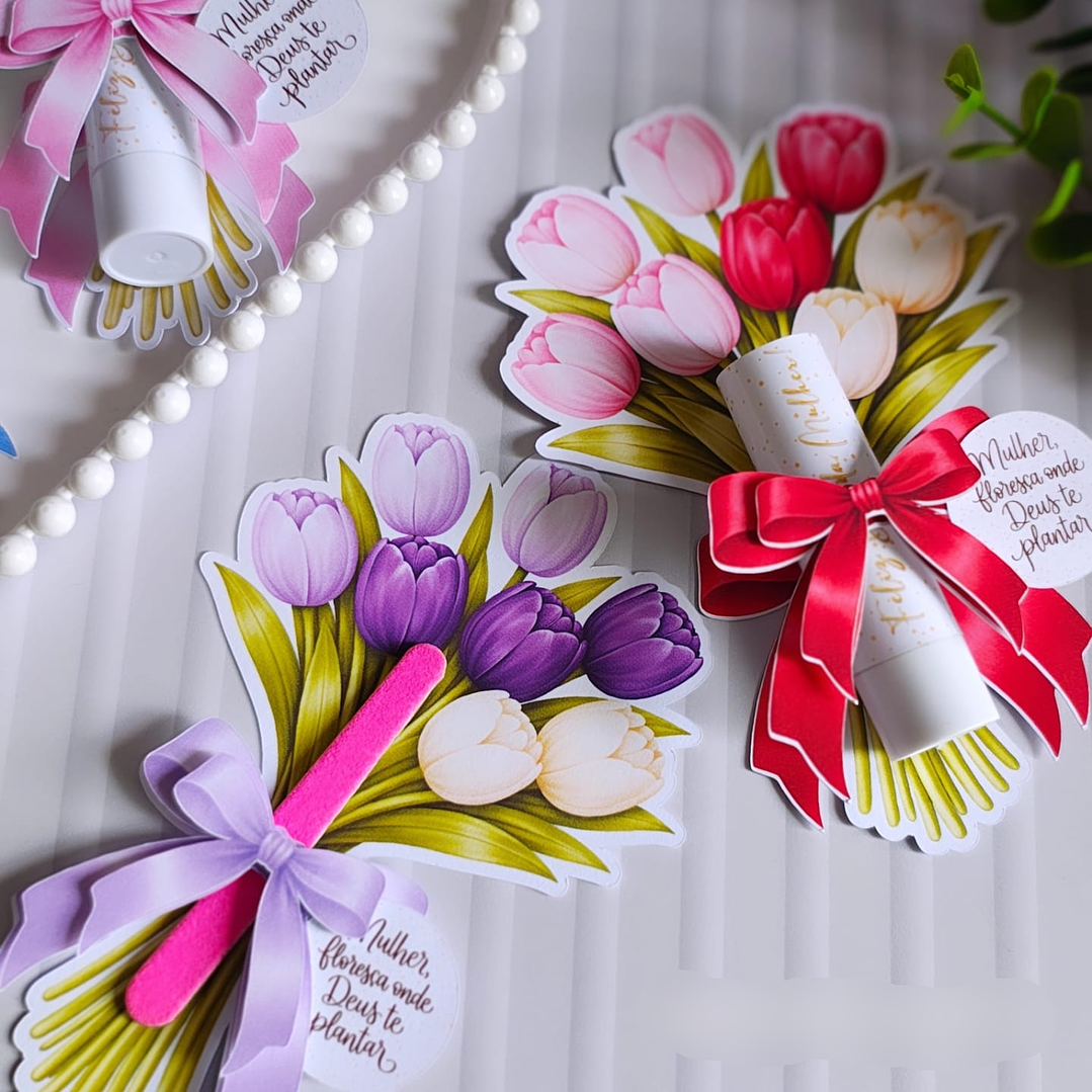 Arquivo Dia da Mulher Cards Tulipas  2