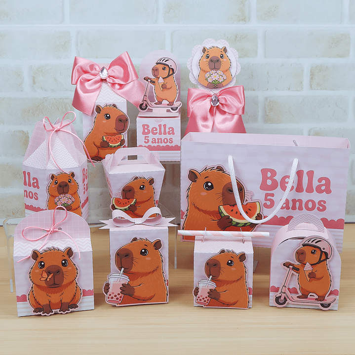 Arquivo de Corte Capivara Rosa 13  1