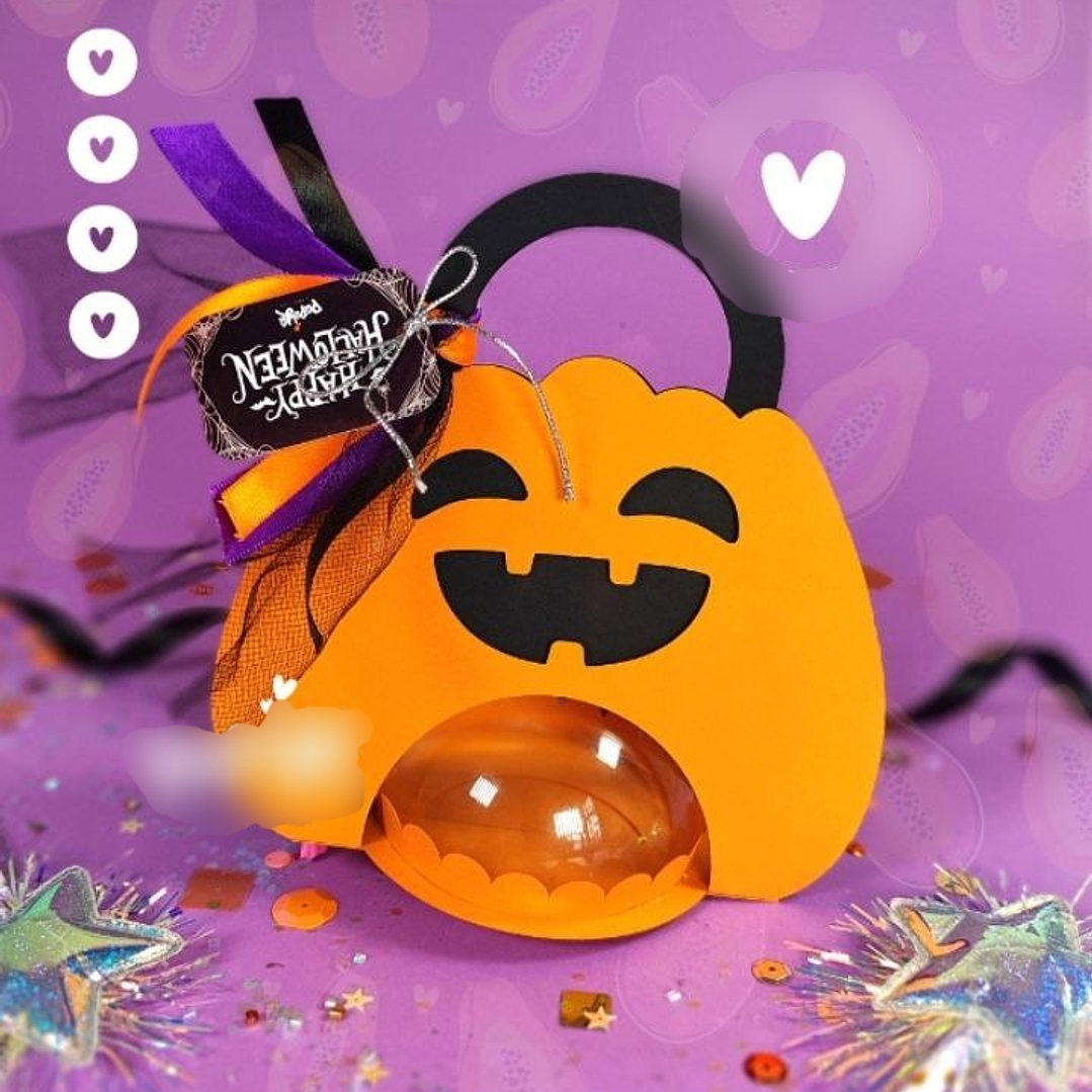 Arquivo de Corte Caixa Suporte Bola Acrilica Abobora 2 1