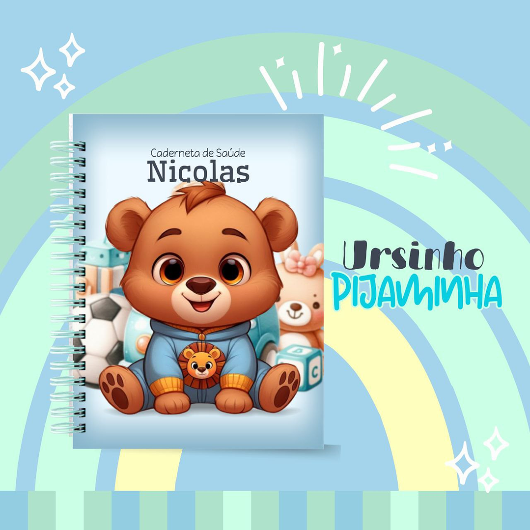 Arquivo Caderneta de Saúde Ursinho Pijaminha 1