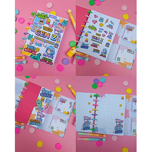 Arquivo Caderno Especial Duplo Disco A5 Geração Z