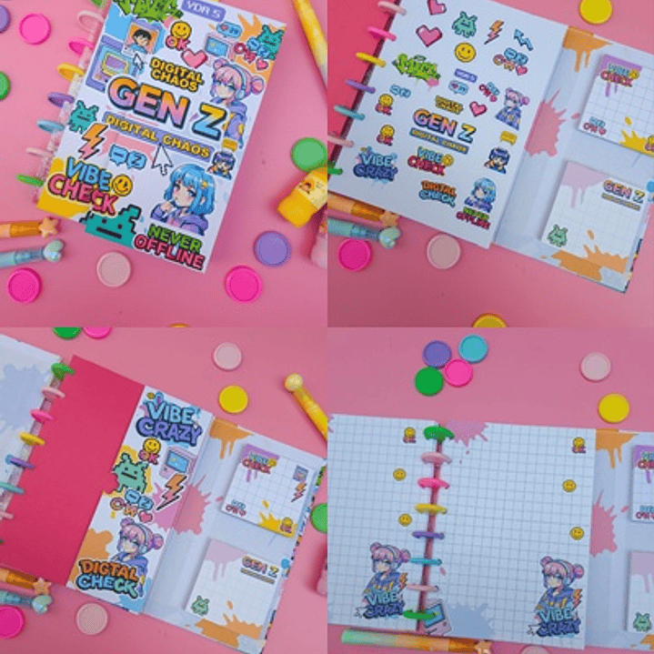 Arquivo Caderno Especial Duplo Disco A5 Geração Z 1