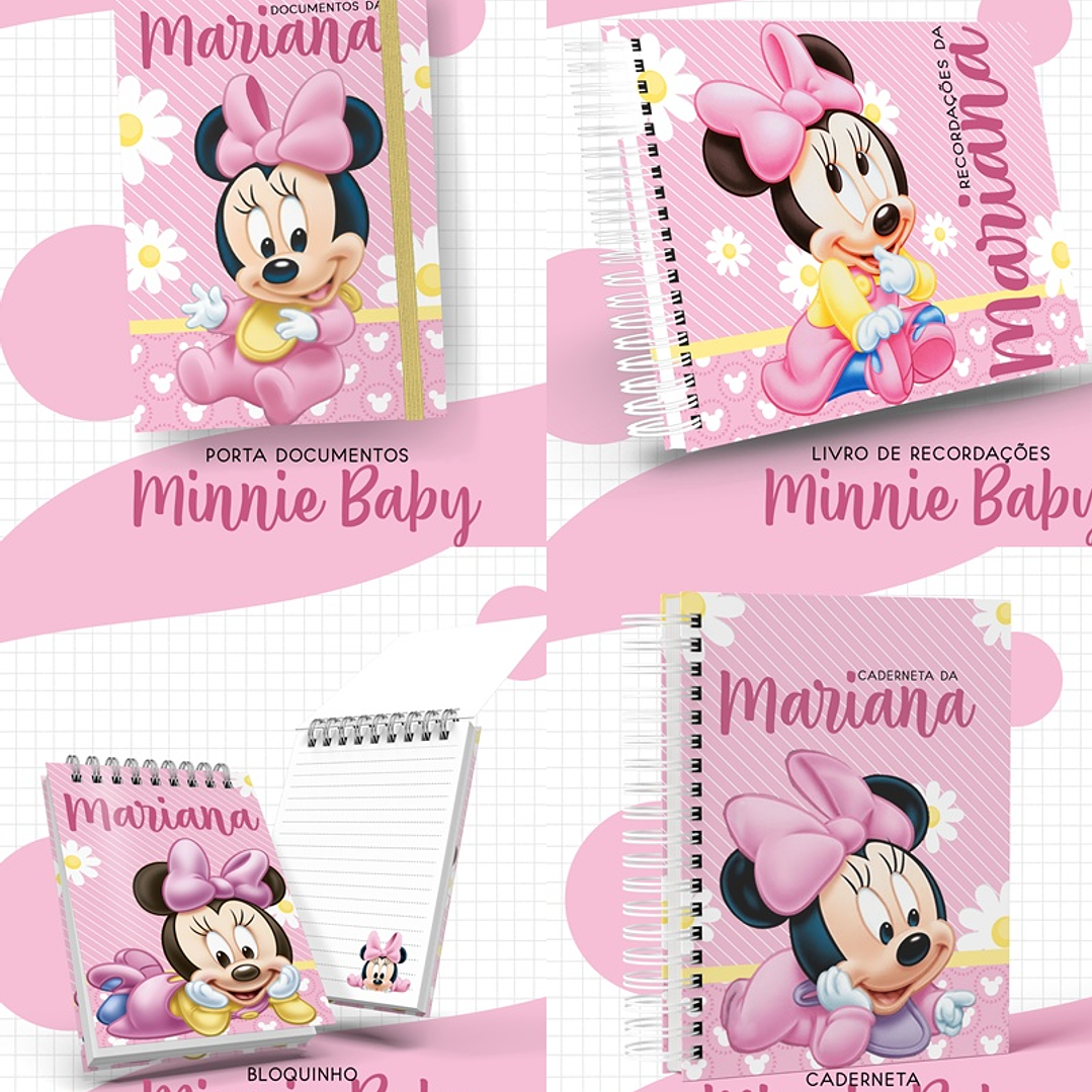 Arquivo encadernação minnie baby 1