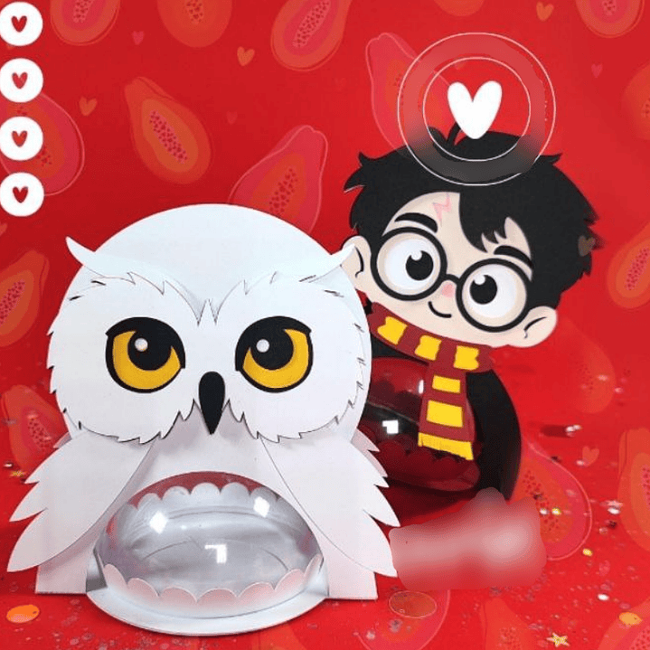 Arquivo de Corte Suporte Bola Acrilica Cojujinha do Harry Potter 1