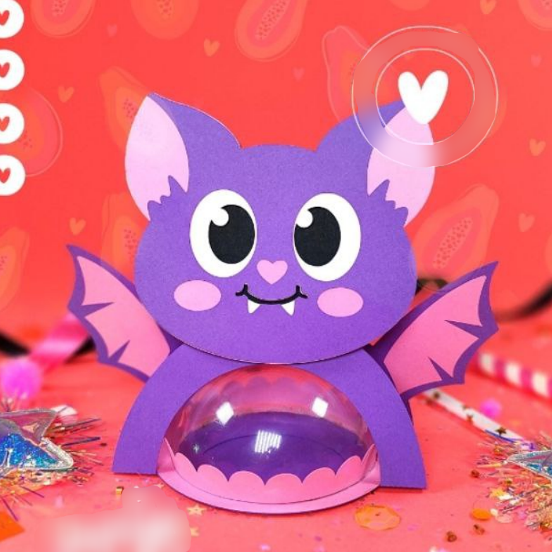 Arquivo de Corte Suporte Bola Acrilica Morcego 1