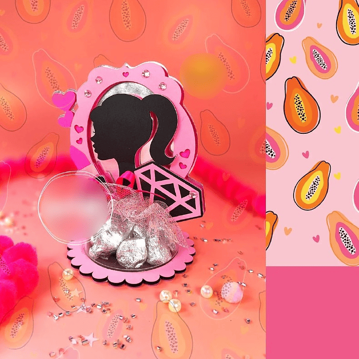 Arquivo de Corte Barbie Candy Holder  1