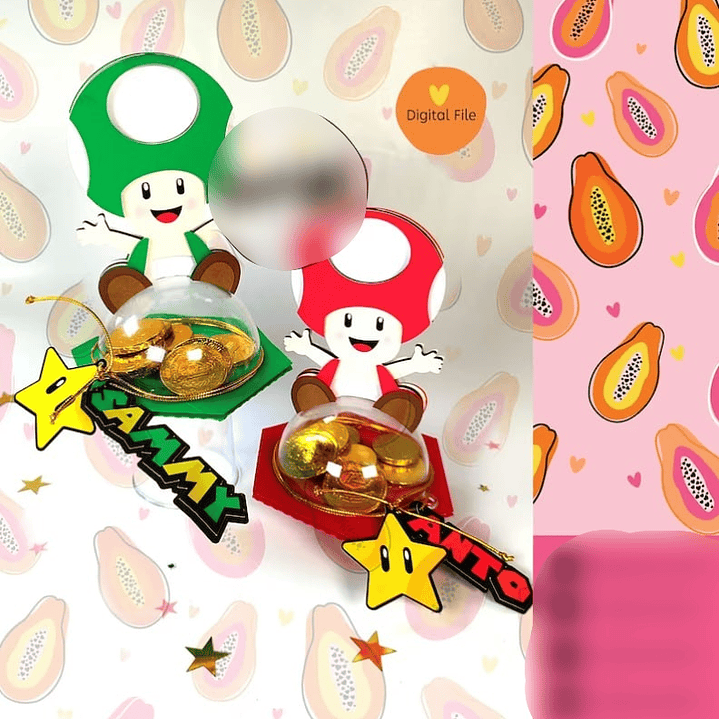 Arquivo de Corte Suporte Cogumelos  1