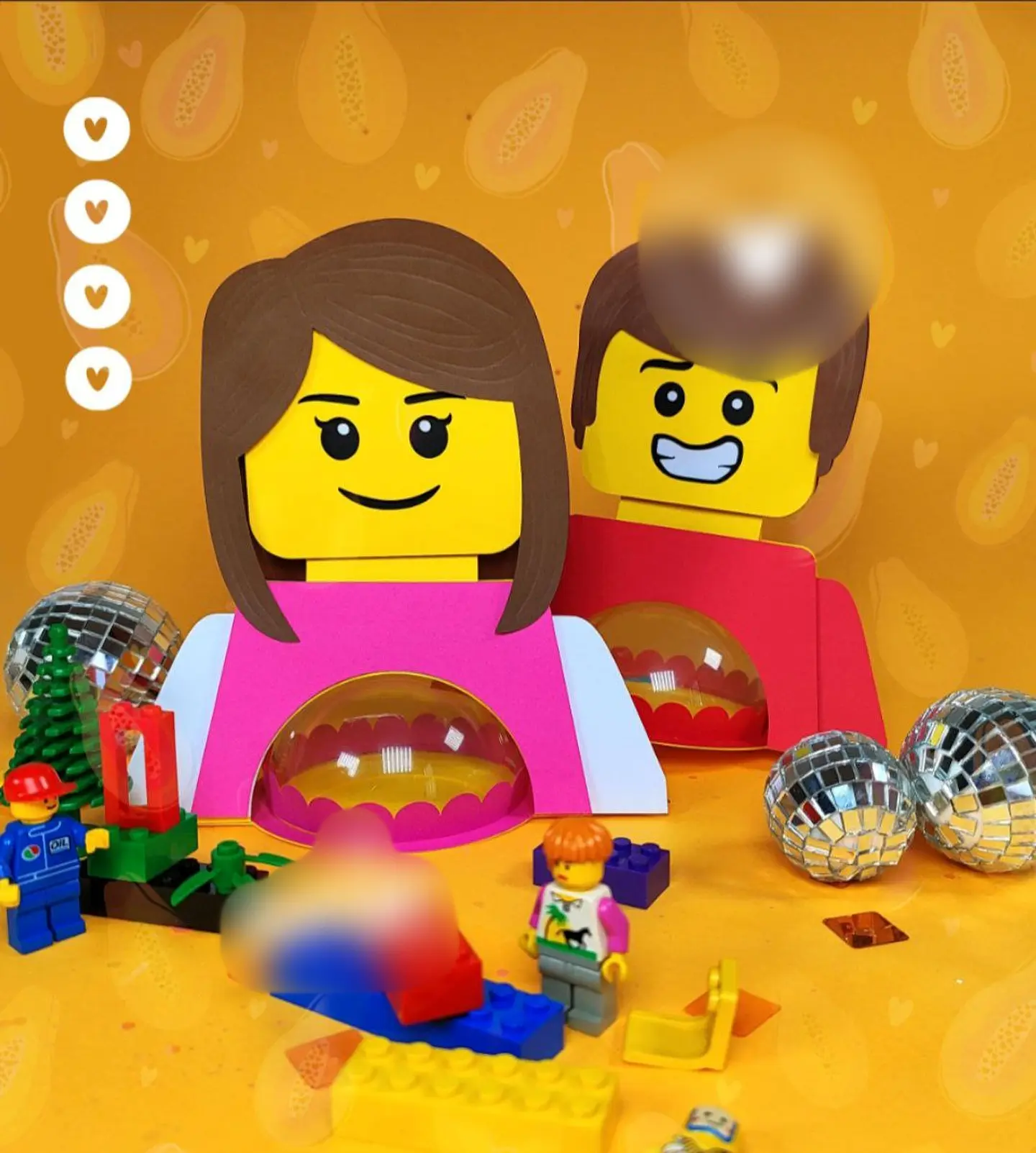 Arquivo de Corte Suporte Doce Lego  1