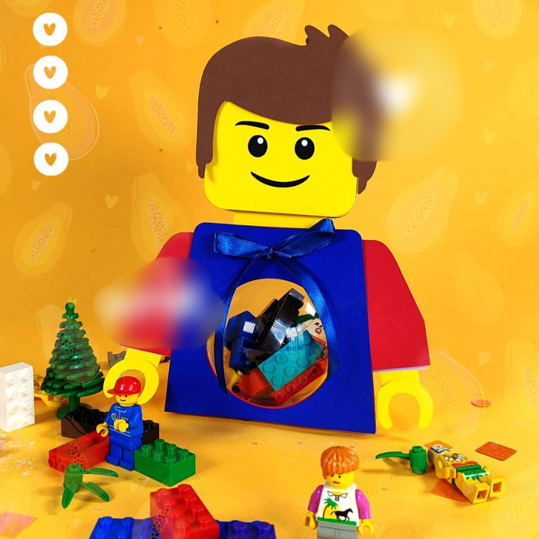 Arquivo de Corte Suporte Lego Menino 1