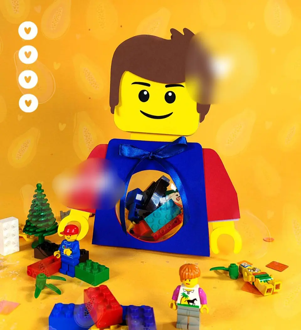 Arquivo de Corte Suporte Lego Menino 1