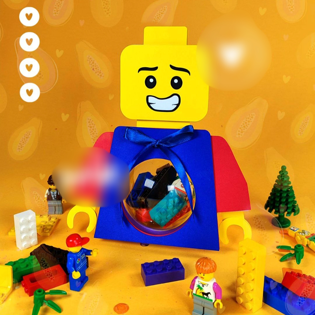 Arquivo de Corte Suporte Lego 1