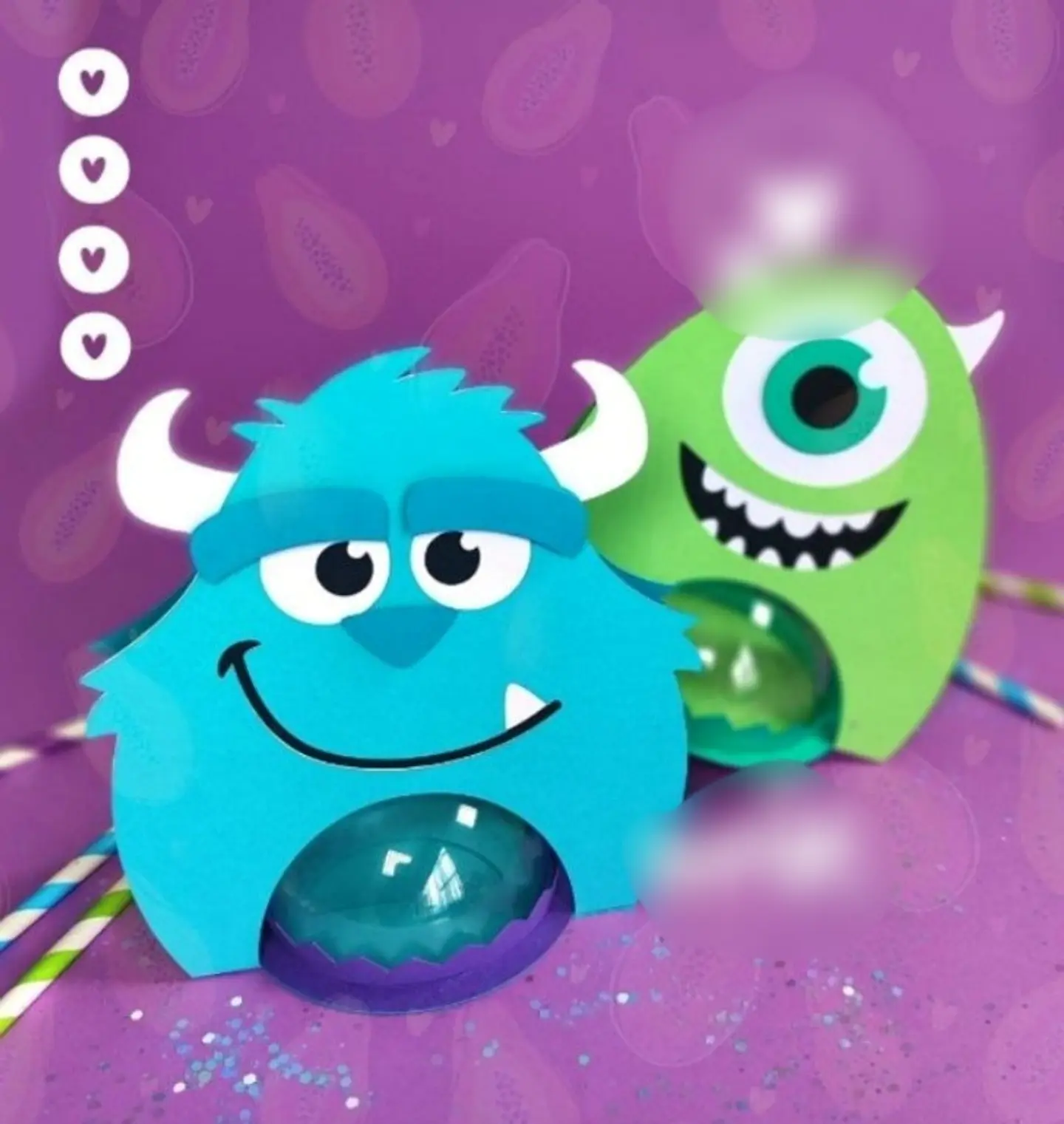 Arquivo de Corte Porta Doces Monstros S A 1