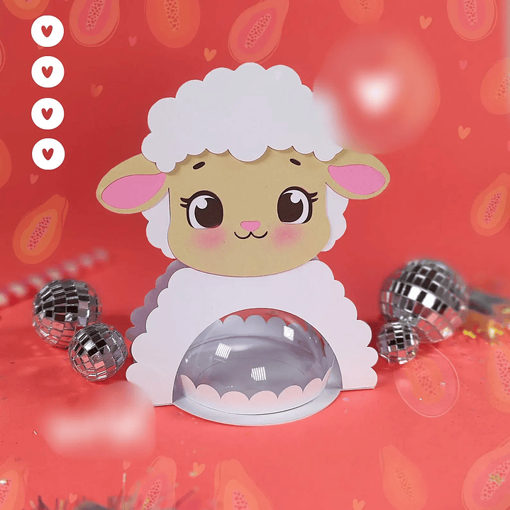 Arquivo de Corte Porta Doces Ovelhinha  1