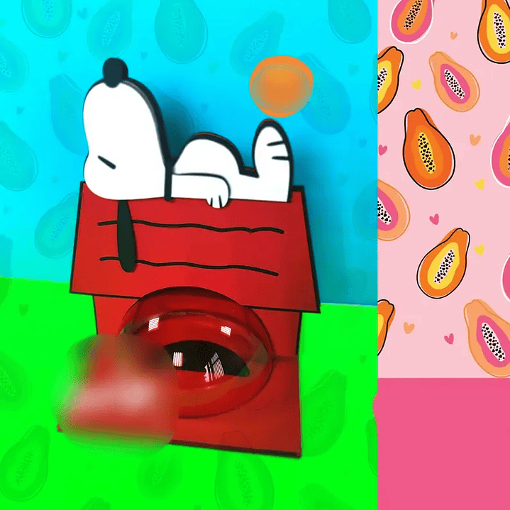 Arquivo de Corte Suporte para Doces Snoopy 1