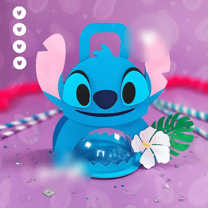 Arquivo de Corte Suporte para Doces Stitch  1