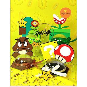 Arquivo de Corte Suporte para Doce Super Mario