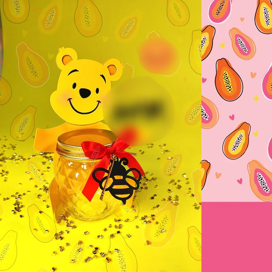 Arquivo de Corte Suporte Ursinho Pooh 1