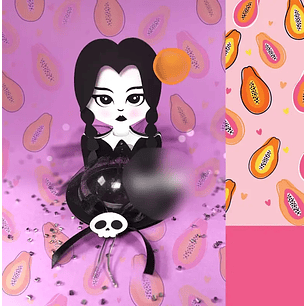 Arquivo de Corte Suporte de Doces Wandinha 