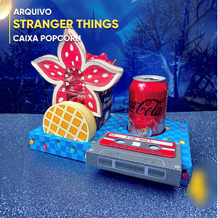 Arquivo Bandeja Pipoca Stranger Things 