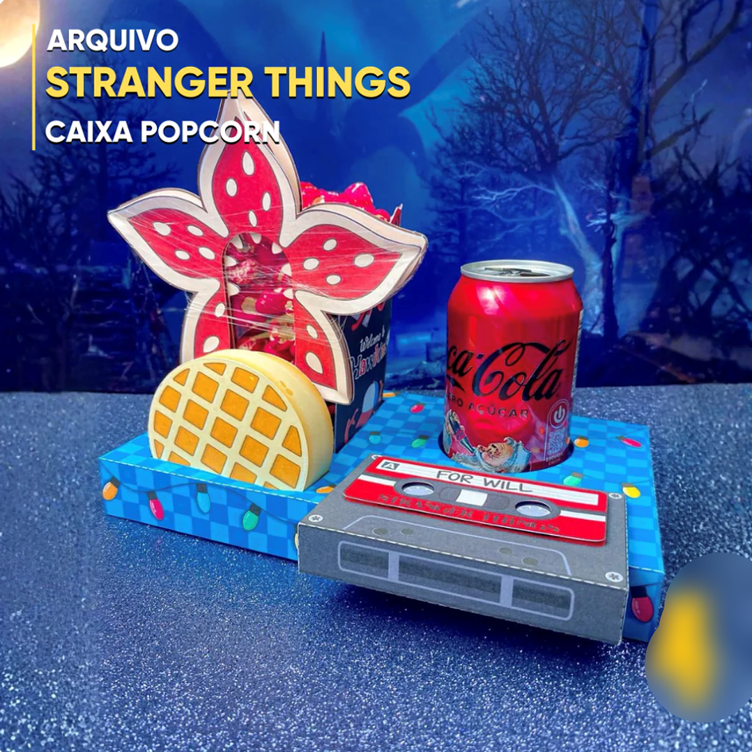Arquivo Bandeja Pipoca Stranger Things  1