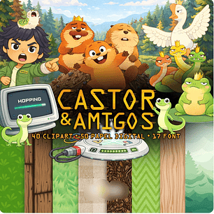 Kit Digital Castor e Amigos 