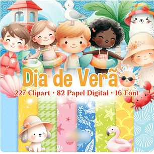 Kit Digital Dia de Verão 