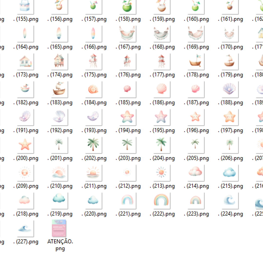 Kit Digital Dia de Verão  2