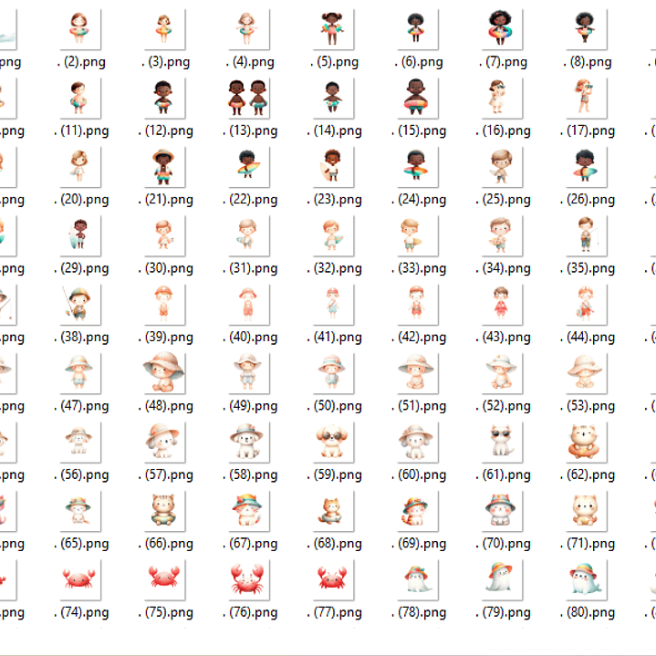 Kit Digital Dia de Verão  4