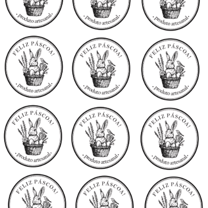 Arquivo Páscoa Tag Vintage  1