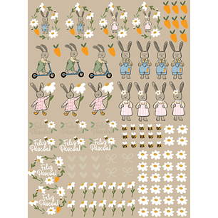 Arquivo Páscoa Margaridas DTF UV 2026 