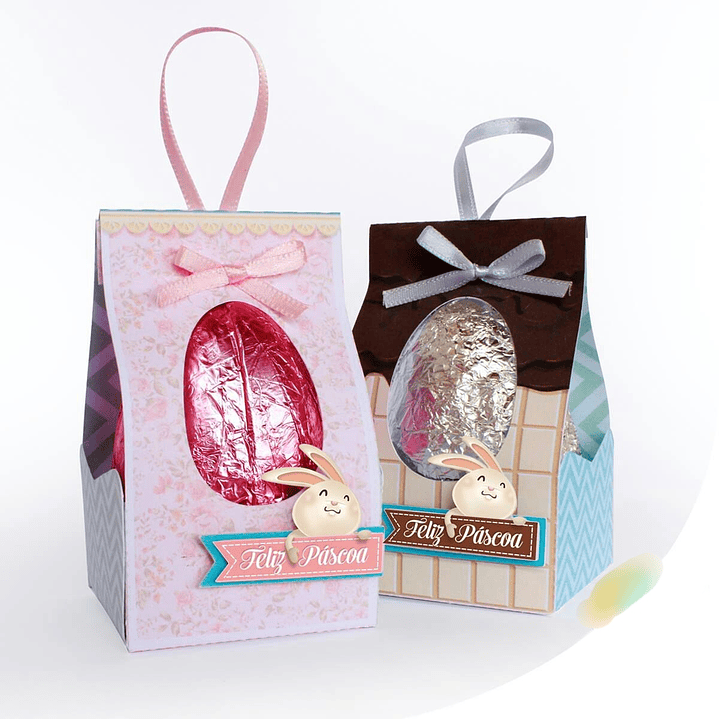 Arquivo de Corte Molde Sacolinha Pascoa 50g 1