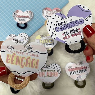 Arquivo de Corte Cards Coração para Elastico 