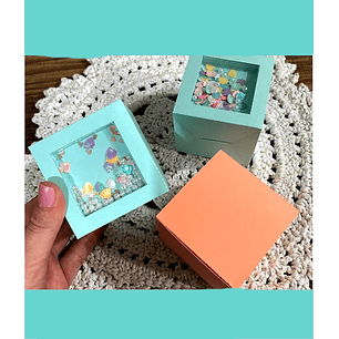 Arquivo de Corte Caixa Cubo Shaker