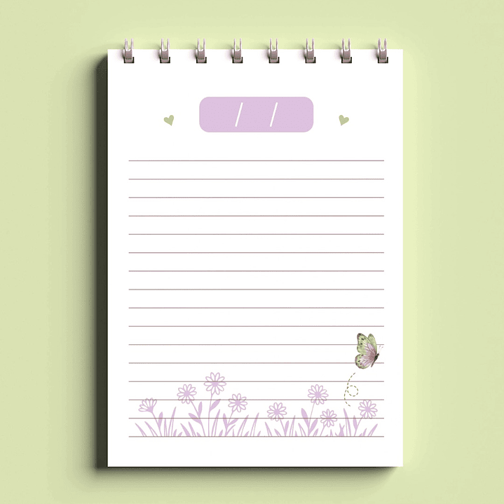 Arquivo Bloco Bonequinhas A6 Wire-O Espiral  3