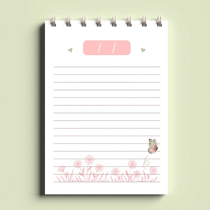 Arquivo Bloco Bonequinhas A6 Wire-O Espiral  4