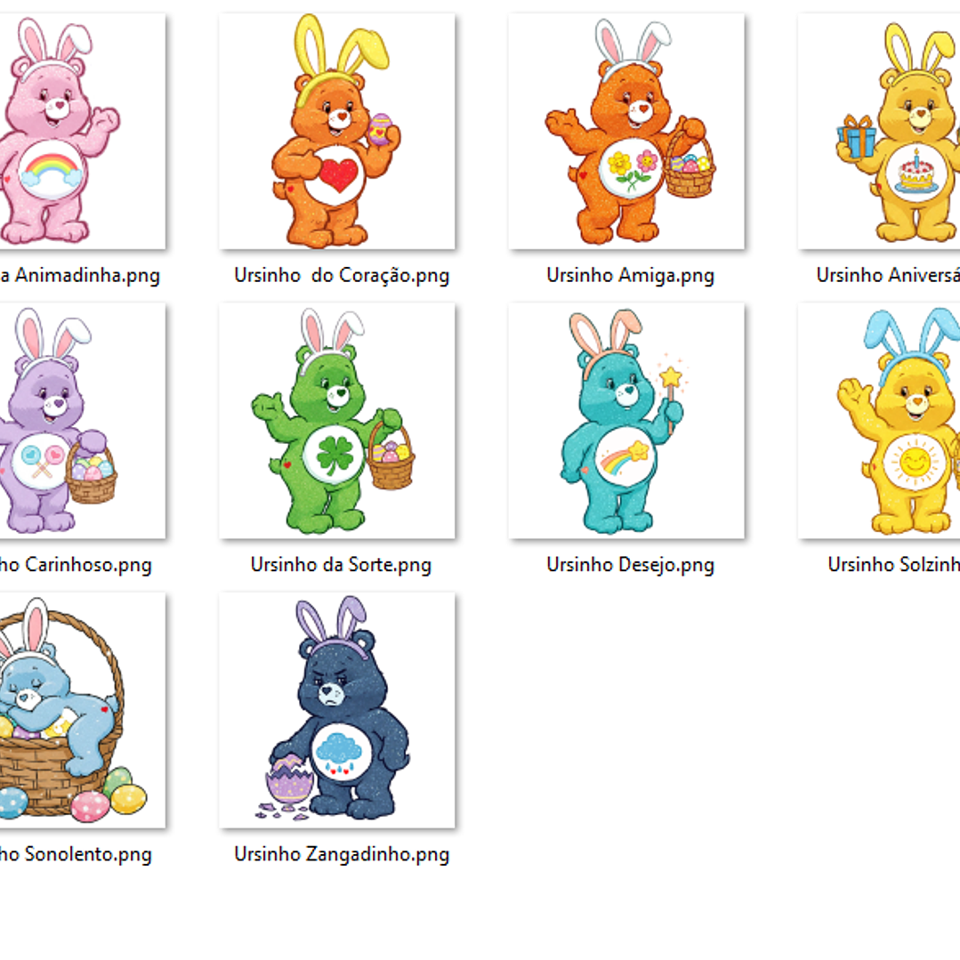 Kit Digital Páscoa Ursinhos Carinhosos 2
