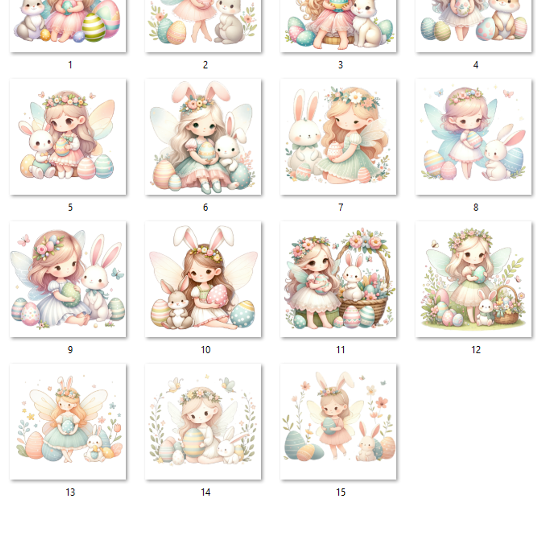 Kit Digital Páscoa das Fadinhas  2