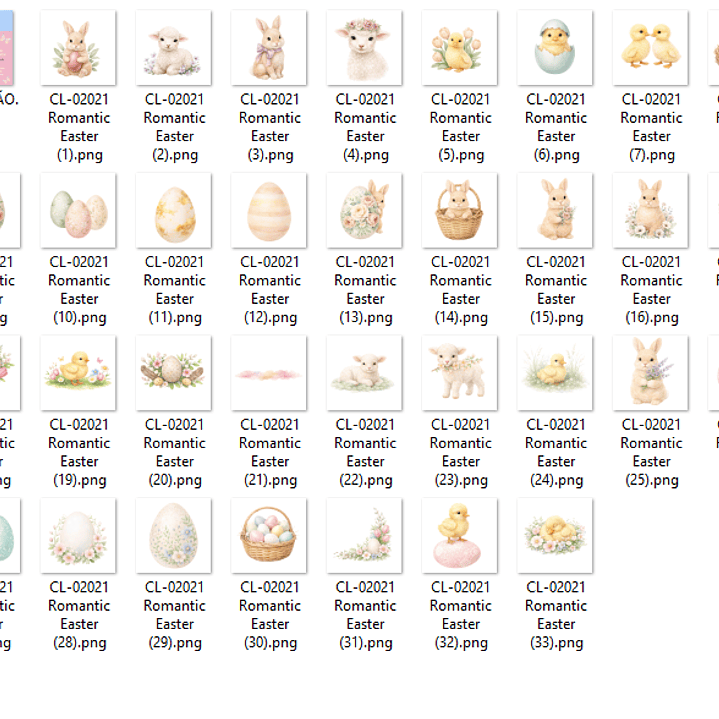 Kit Digital Páscoa Aquarela 2