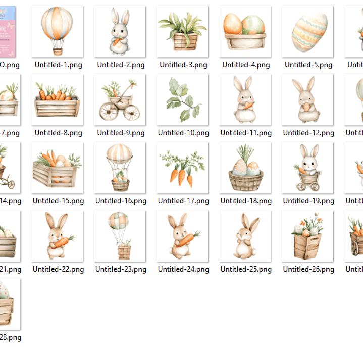 Arquivo Páscoa Coelho Cenoura  2