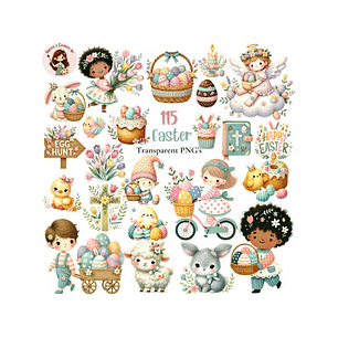 Kit Digital Páscoa das Crianças 